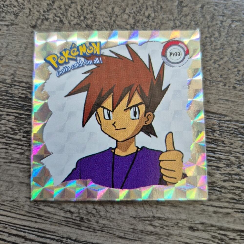 Vintage 1999 Artbox Pokemon Sticker Bailey Pr33 Series 1 Prizm Holographic